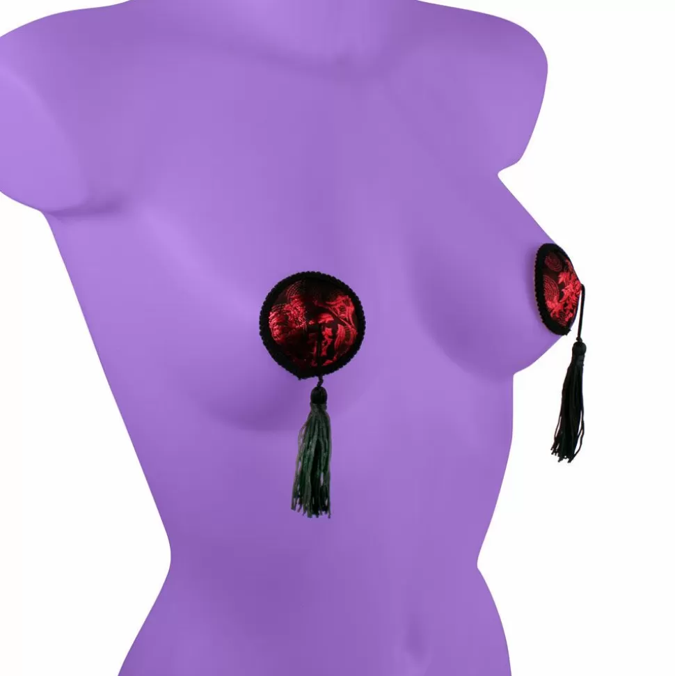 Outlet Bondage Play® Desire Nipple Pasties With Tassels Women'S Fetish Wear