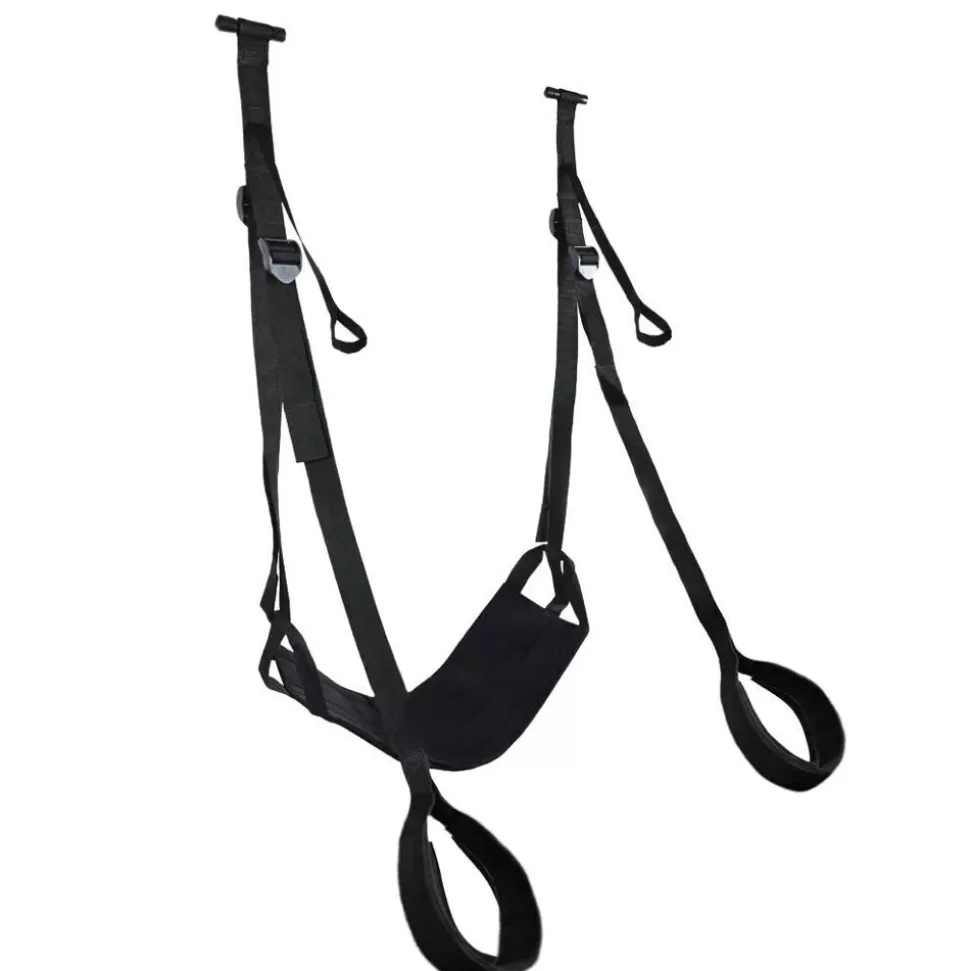 Sale Bondage Play® Trapped Door Sling With Seat Bondage Furniture