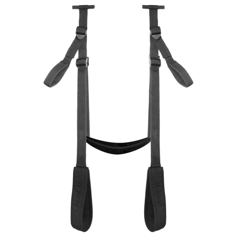 Sale Bondage Play® Trapped Door Sling With Seat Bondage Furniture