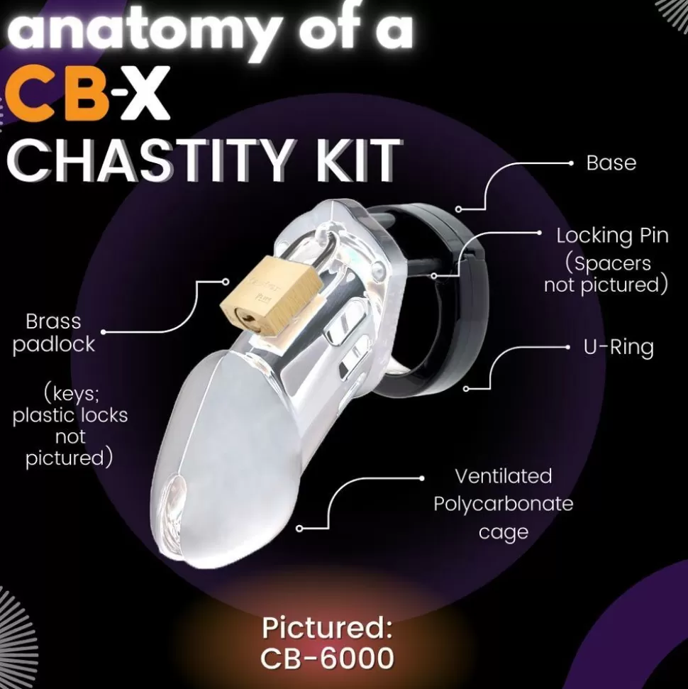 Fashion Cb6000 Chastity Cage Kit Chastity Devices