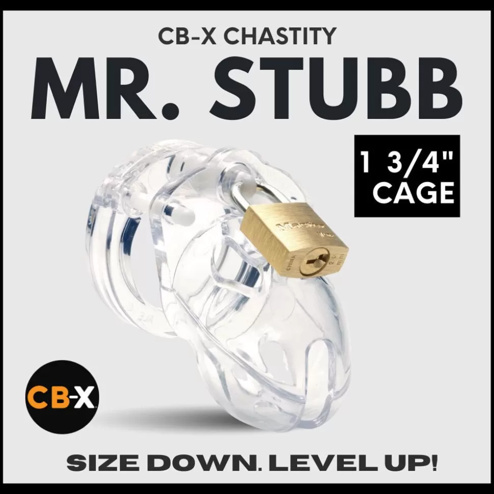 New Cb-X Mr. Stubb Male Chastity Cage Kit Chastity Devices