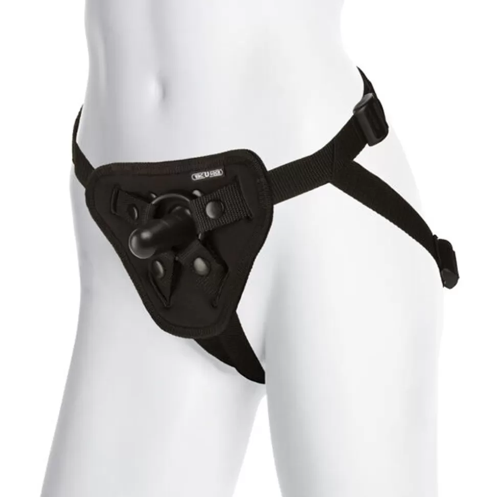 Fashion Doc Johnson Luxe Harness With Vac-U-Lock Plug Strap Ons