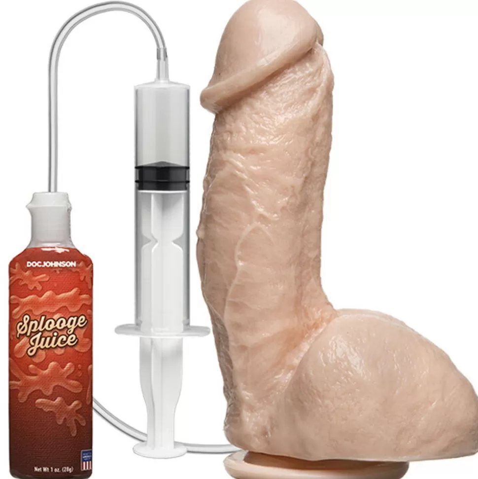 Cheap Doc Johnson Squirting Realistic Cock 5.8 Inches Dildos