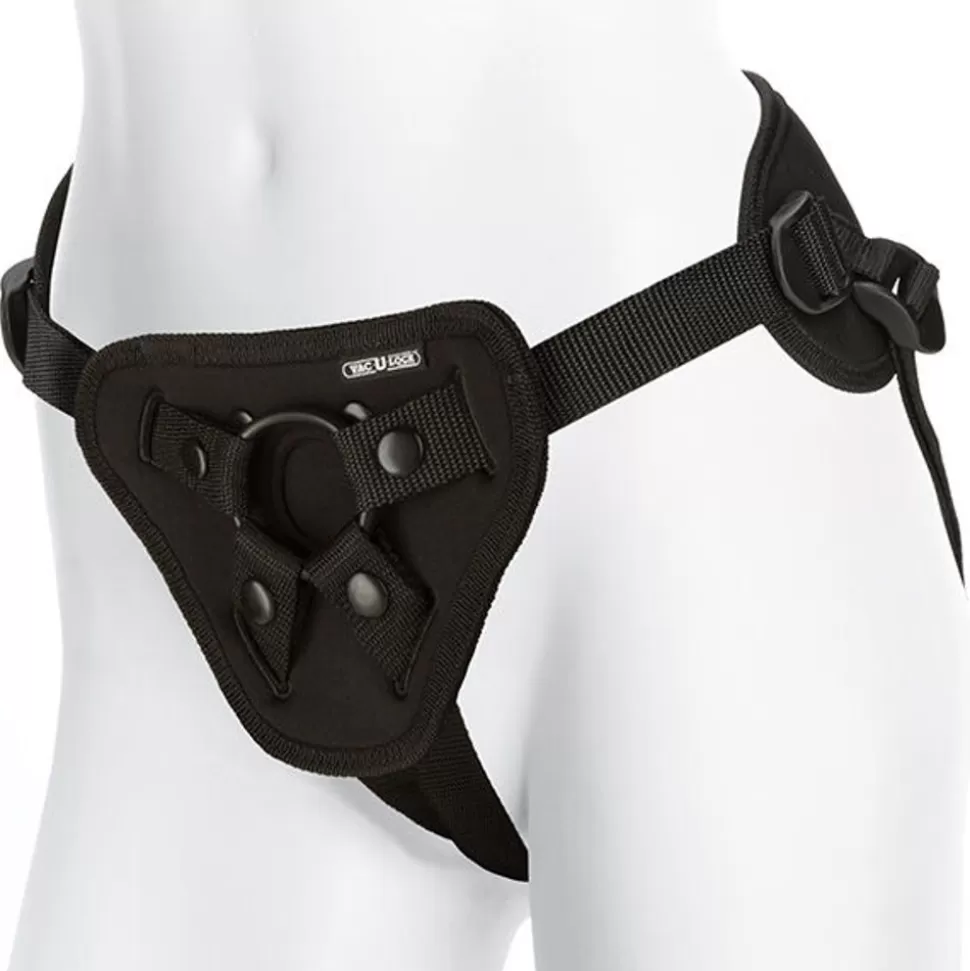 Shop Doc Johnson Supreme Harness With Vibrator Plug Strap Ons