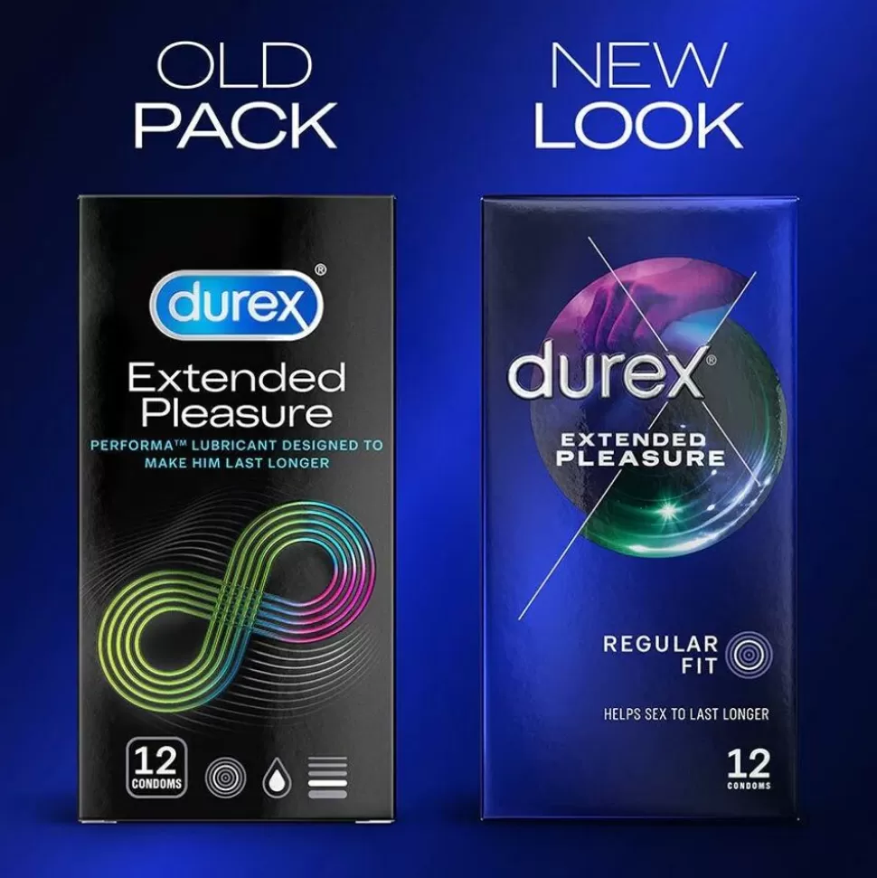 Fashion Durex Extended Pleasure Condoms 12 Pack Sex Essentials