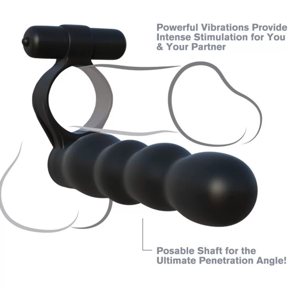 New Fantasy C-Ringz Posable Partner Double Penetrator 5.5 Inches Anal Beads & Butt Plugs