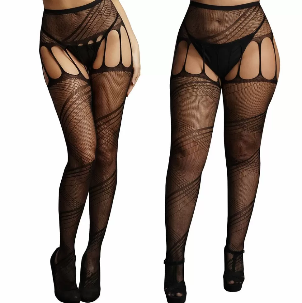 Discount Le Desir Crotchless Cut-Out Pantyhose Women'S Fetish Wear