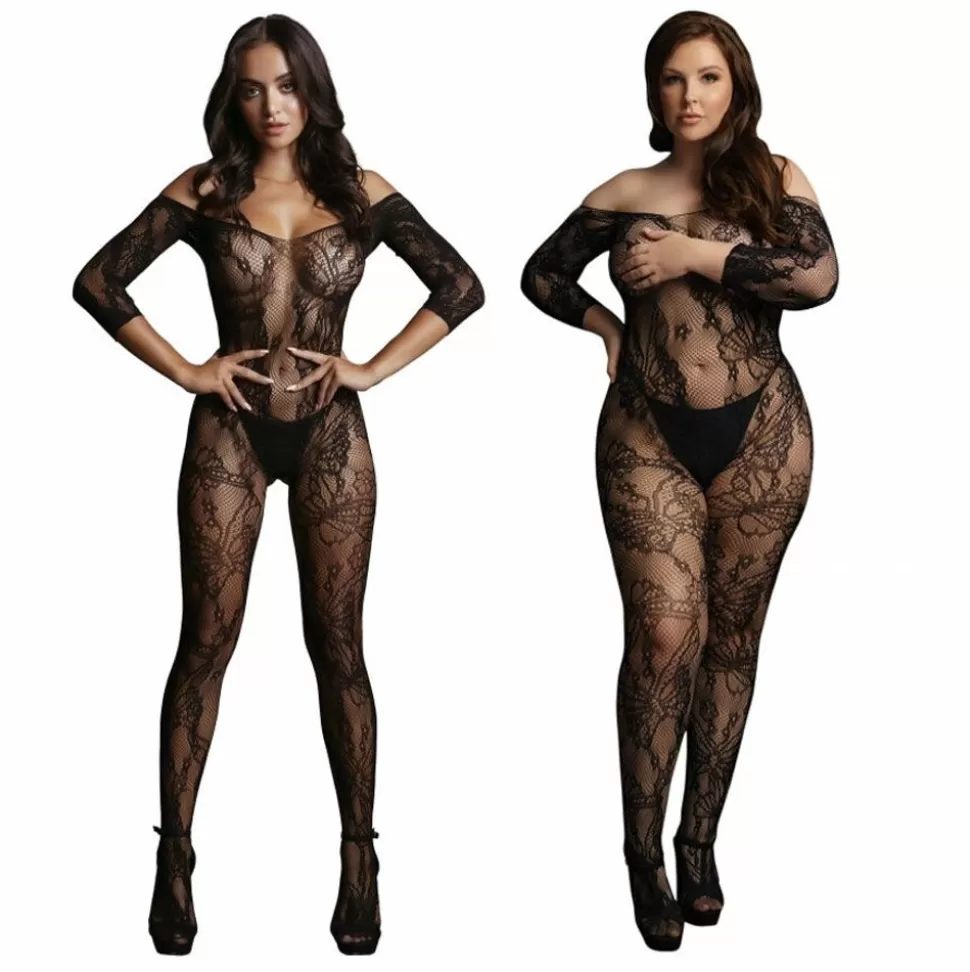 Fashion Le Desir Lace Sleeved Bodystocking Sexy Lingerie