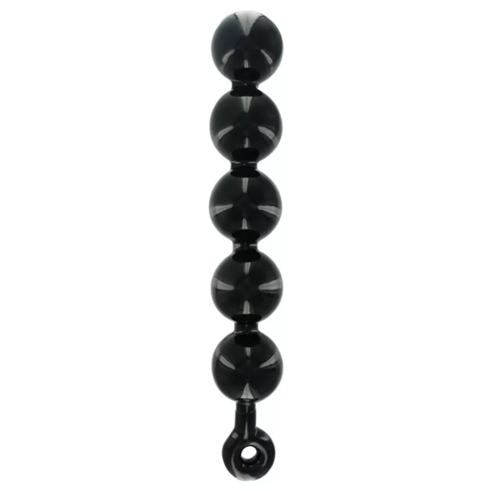 Best Sale Master Series Black Baller Anal Beads 15 Inches Anal Beads & Butt Plugs