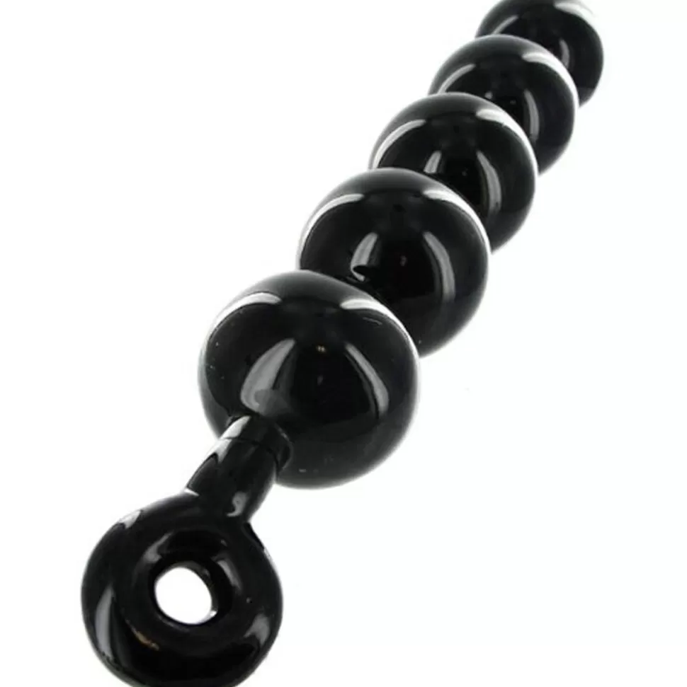 Best Sale Master Series Black Baller Anal Beads 15 Inches Anal Beads & Butt Plugs