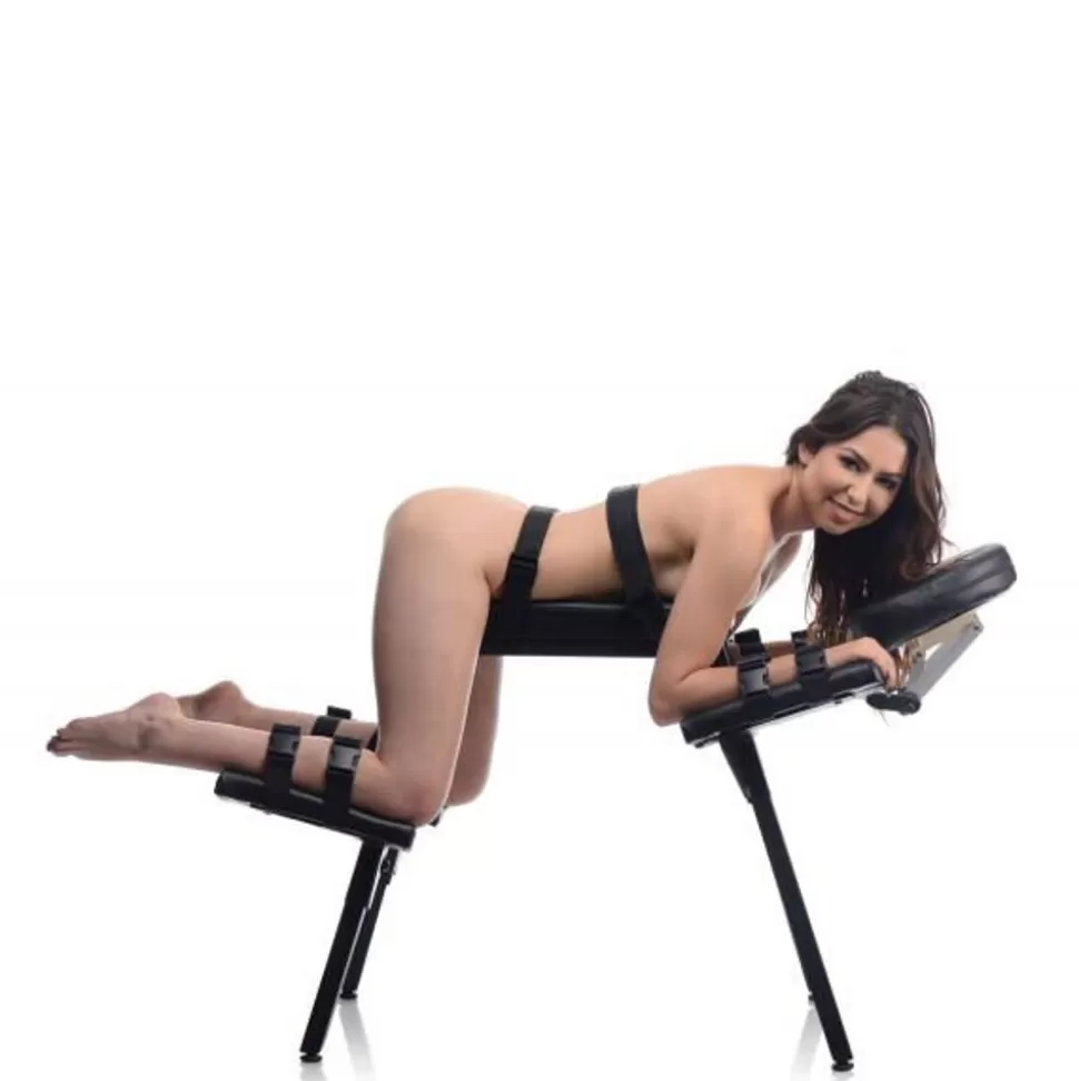 Cheap Master Series Obedience Extreme Sex Bench With Restraint Straps Restraints