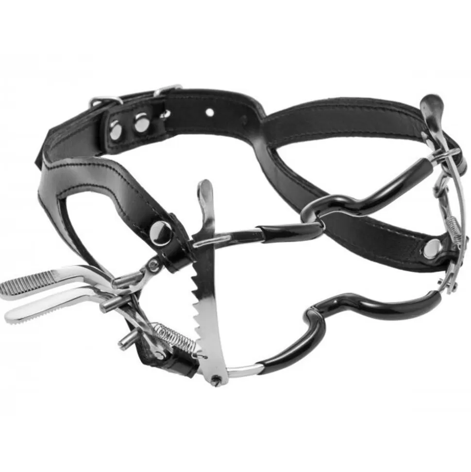 Best Sale Master Series Ratchet Style Jenings Mouth Gag With Strap Bondage Gags