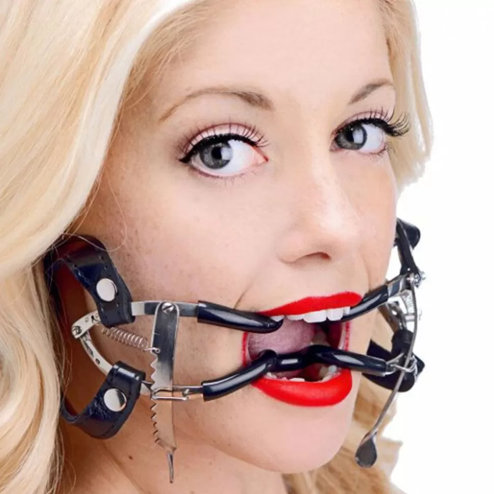 Best Sale Master Series Ratchet Style Jenings Mouth Gag With Strap Bondage Gags