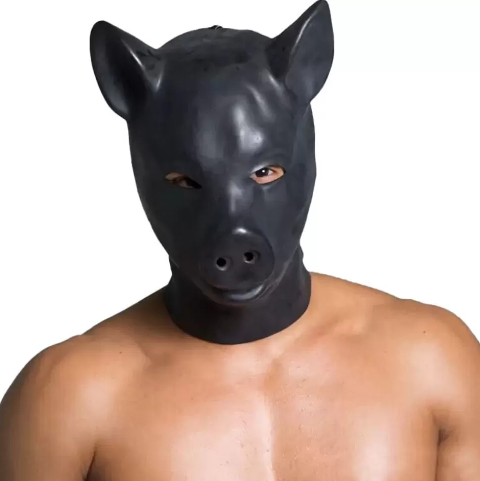 New Pig Mask Bondage Hoods, Masks & Blindfolds