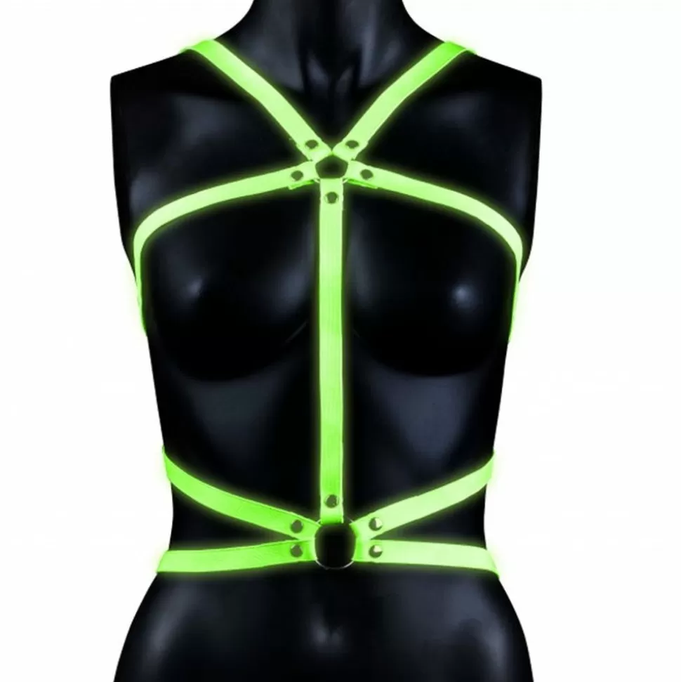 Hot ! Glow In The Dark Body Harness Restraints