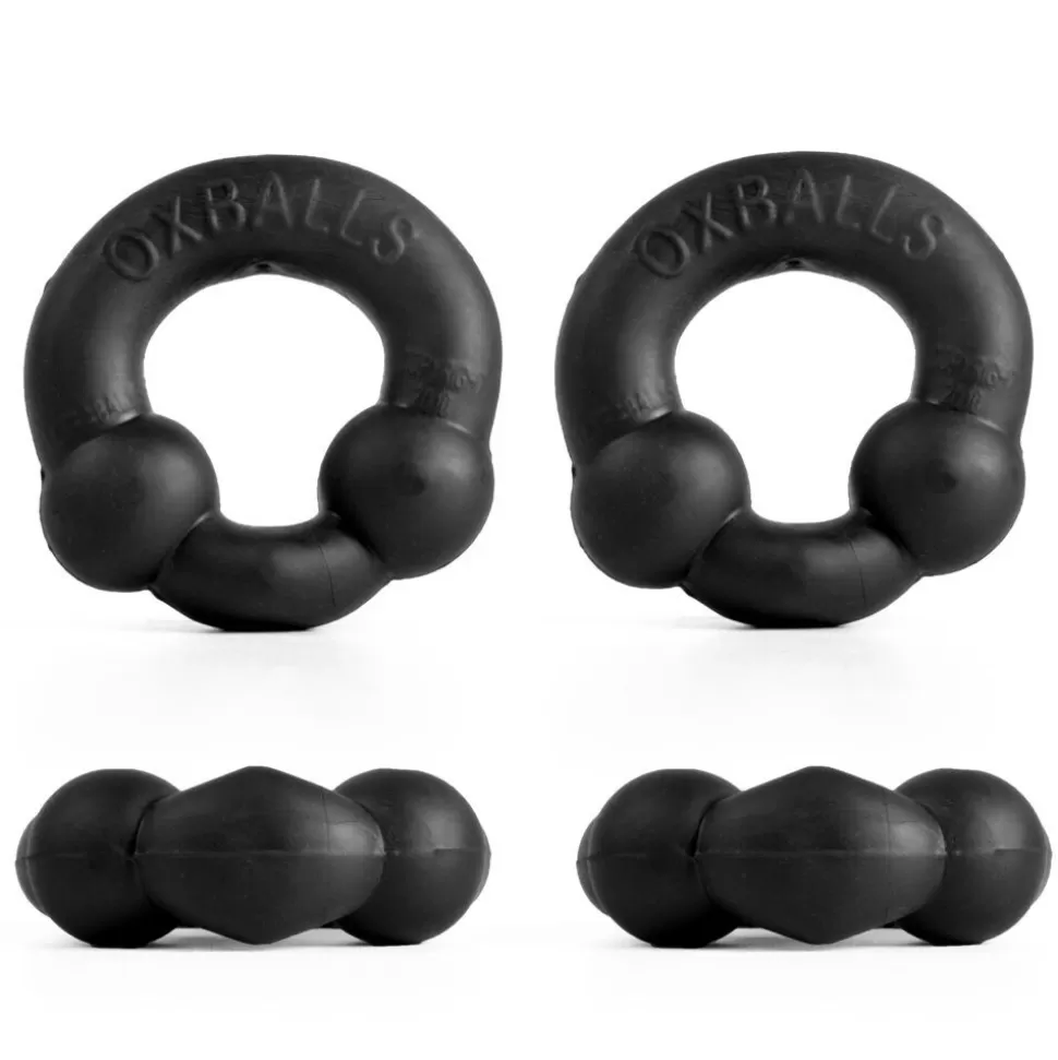 Cheap Oxballs Ultraballs Cock Rings X 2 Night Edition Cock Rings