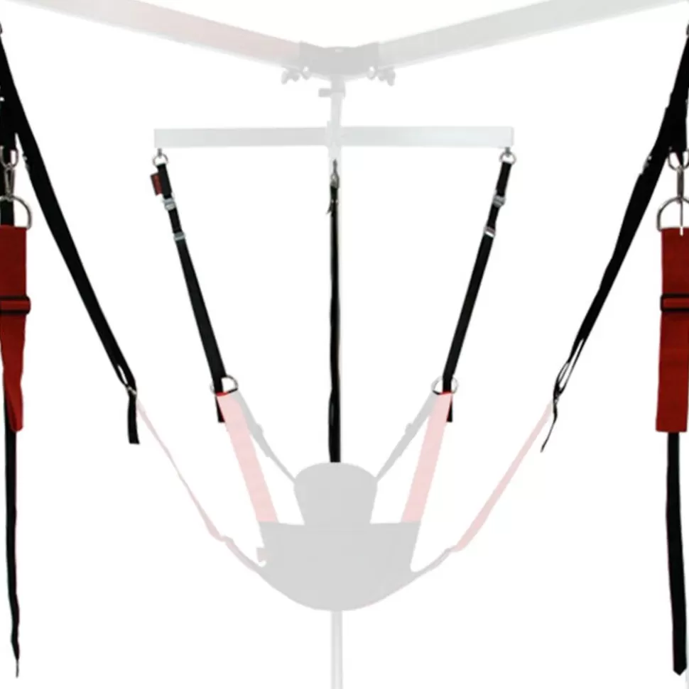 Best Red Multi-Purpose Adjustable Sling Frame Strap Set Bondage Furniture