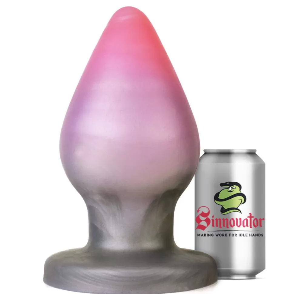 Store Sinnovator Thick Platinum Silicone Butt Plug Anal Beads & Butt Plugs