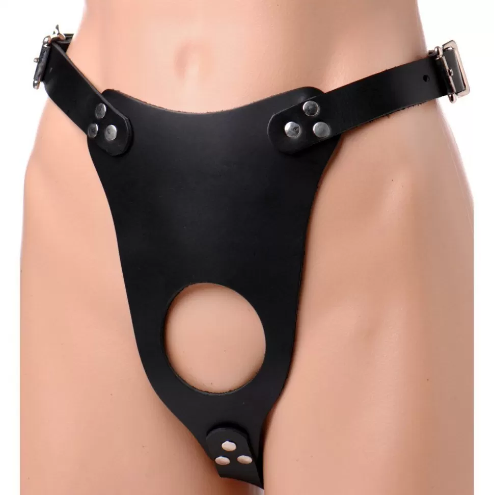 Discount Strict Leather Huge Dildo Strap On Harness Strap Ons