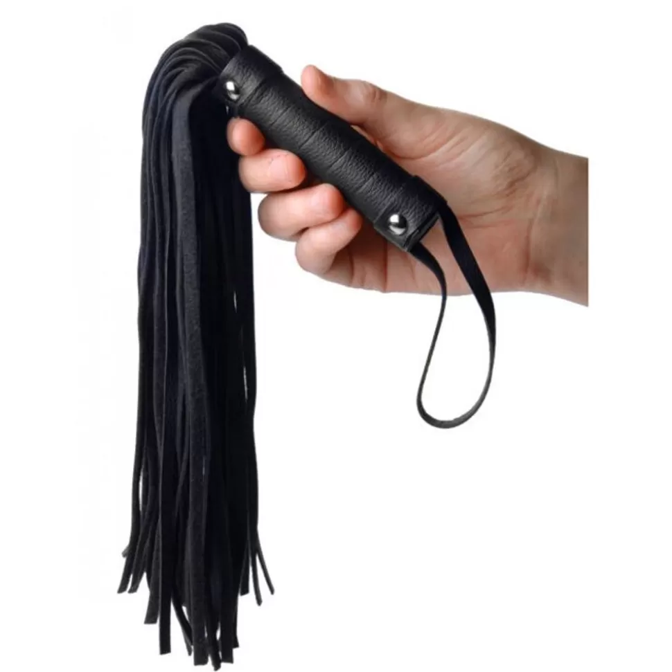 Sale Strict Leather Pleather Pleasure Mini Flogger Spanking & Caning