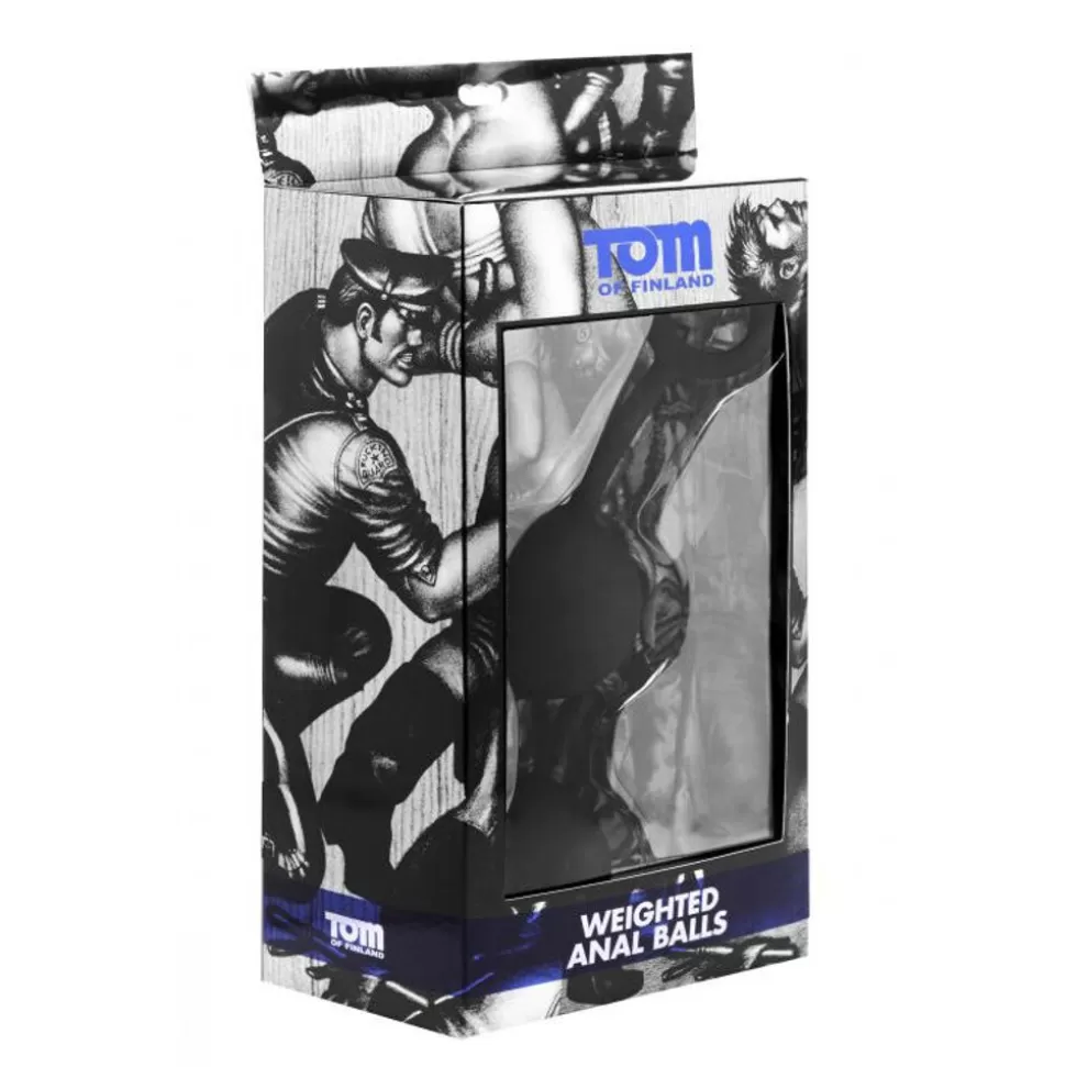 Hot Tom Of Finland Weighted Anal Balls 5.5 Inches Anal Beads & Butt Plugs