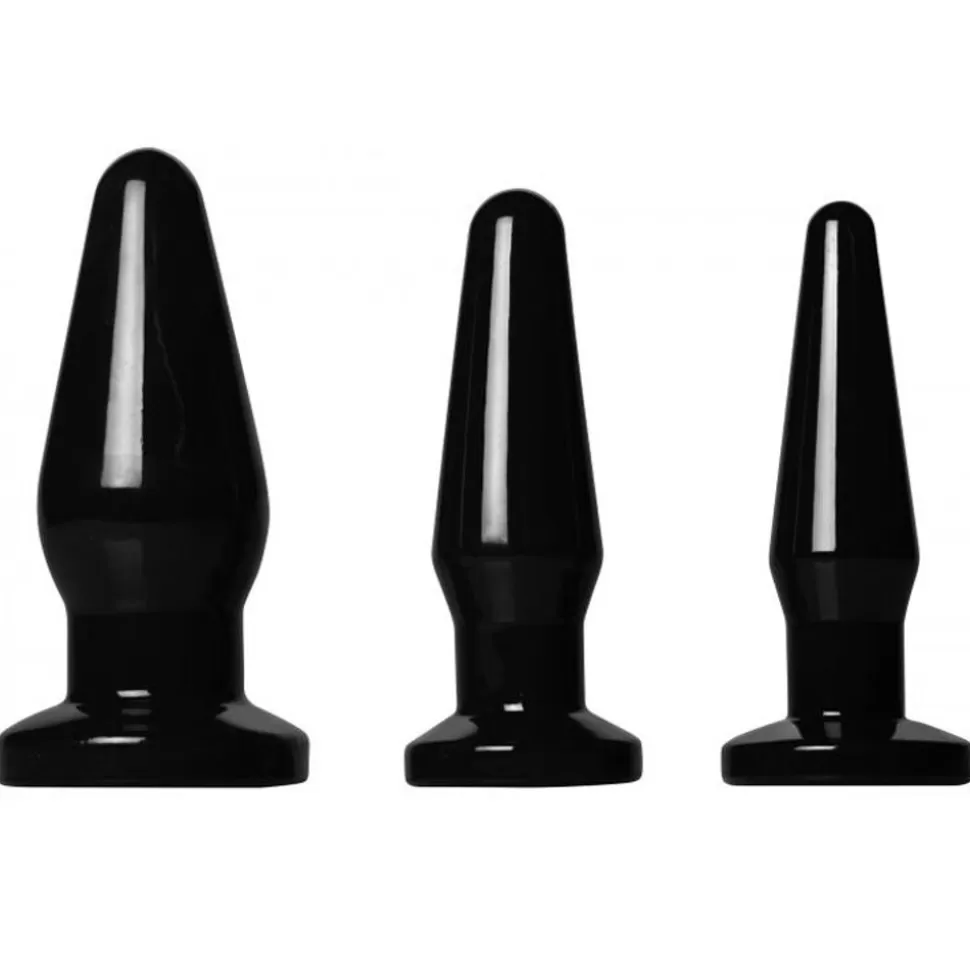 Shop Trinity Vibes Trinity Anal Trainer Butt Plug Set Anal Beads & Butt Plugs