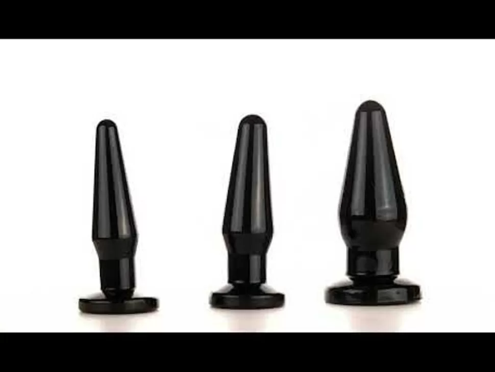 Shop Trinity Vibes Trinity Anal Trainer Butt Plug Set Anal Beads & Butt Plugs