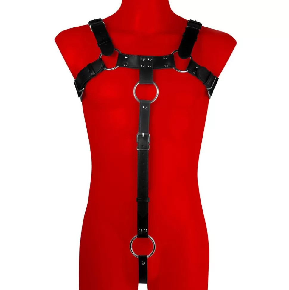 Cheap All-Rounder Chest Harness With Cock Ring Restraints