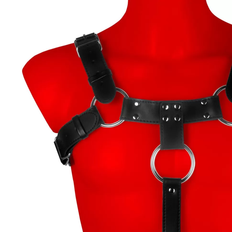 Cheap All-Rounder Chest Harness With Cock Ring Restraints