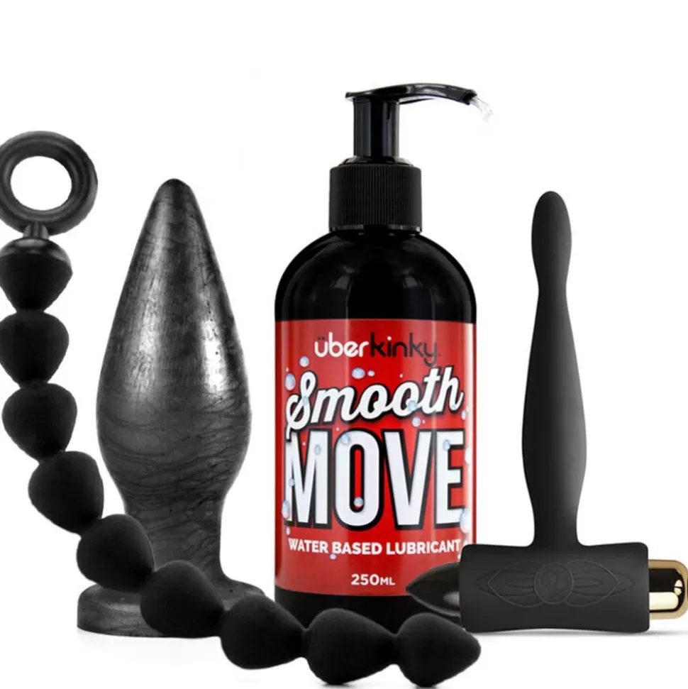 Flash Sale Uberkinky Anal Play Bundle Anal Beads & Butt Plugs