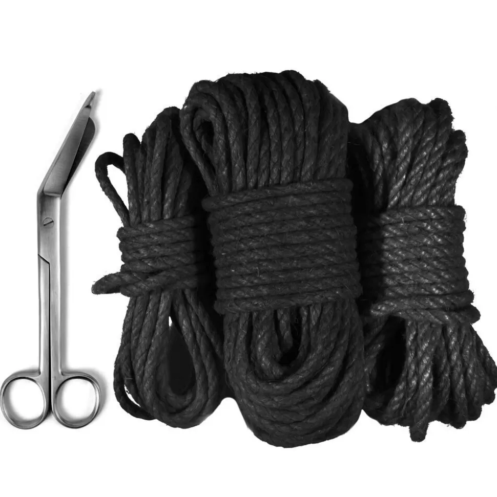 Flash Sale Black Bondage Rope Bundle (5M, 10M & 20M) Restraints