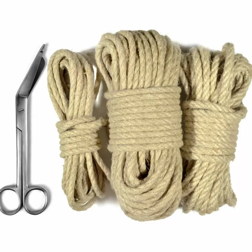 Cheap Hemp Bondage Rope Bundle (5M, 10M & 20M) Restraints