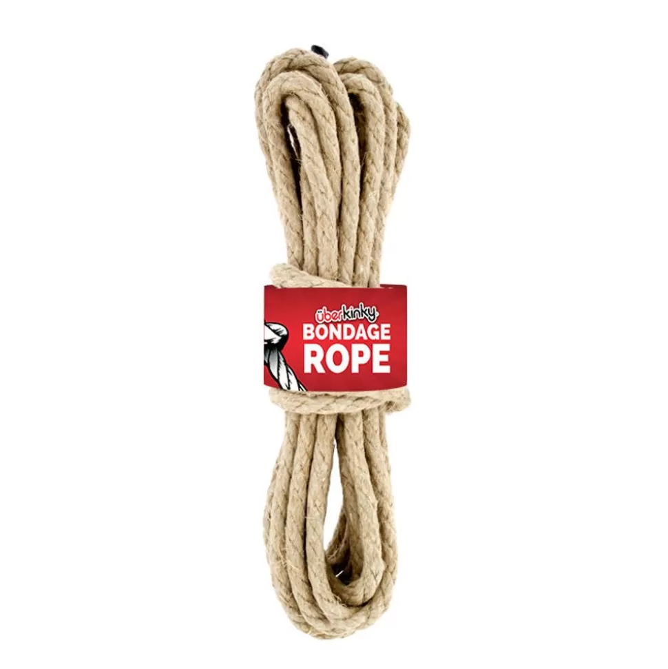 Discount Uberkinky Natural Hemp Bondage Rope 16Ft 5M Restraints