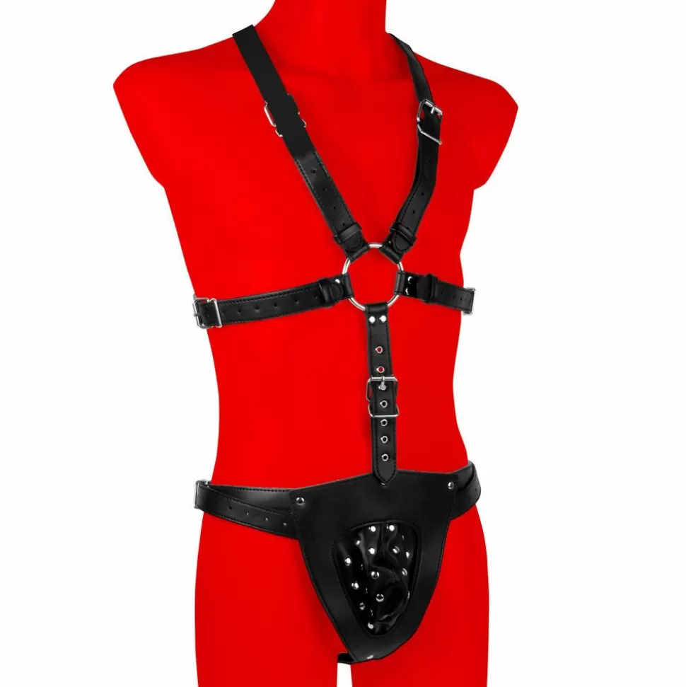 Cheap Strapping Bondage Harness With Jock Strap Restraints