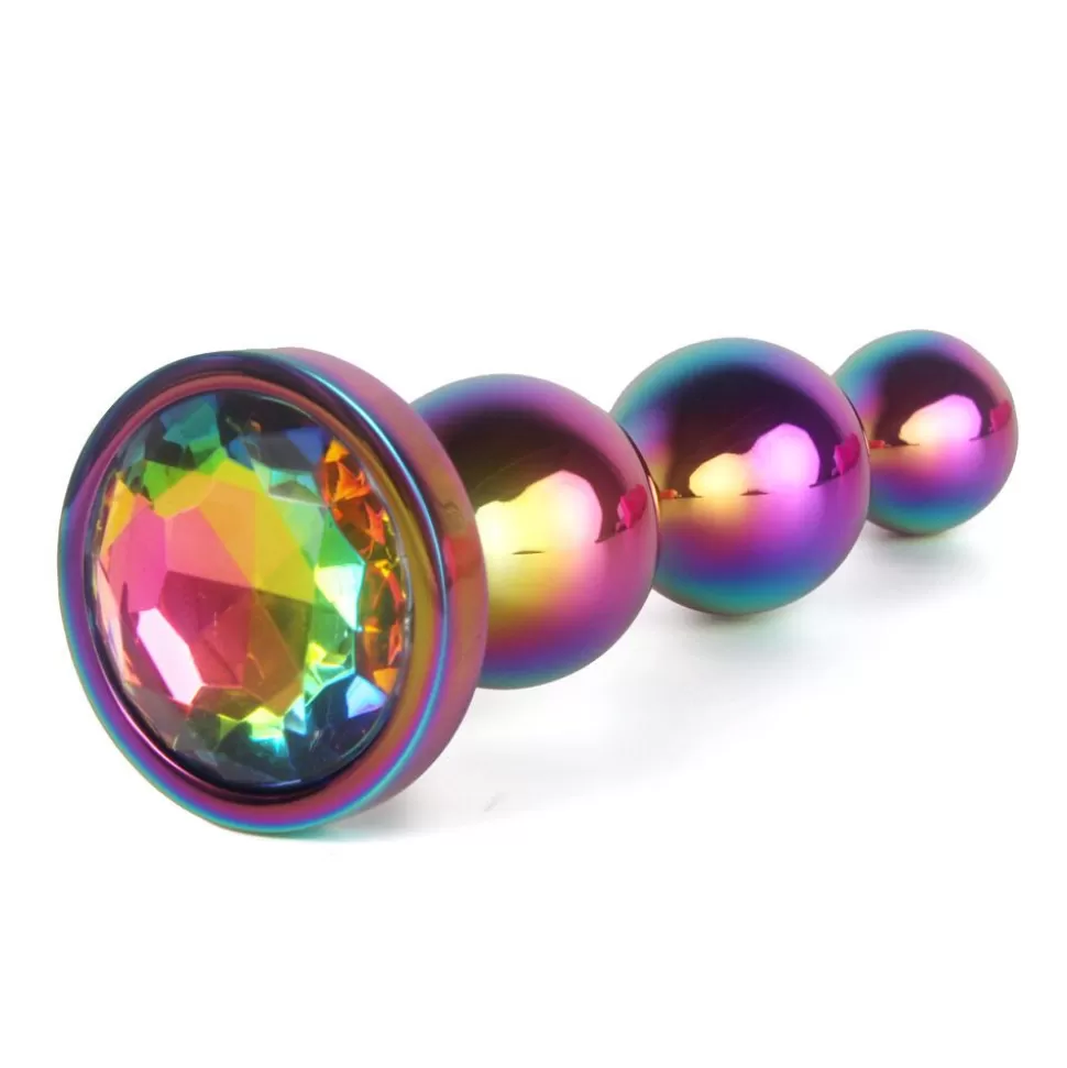 Store Taste The Rainbow Jewelled Anal Beads Anal Beads & Butt Plugs