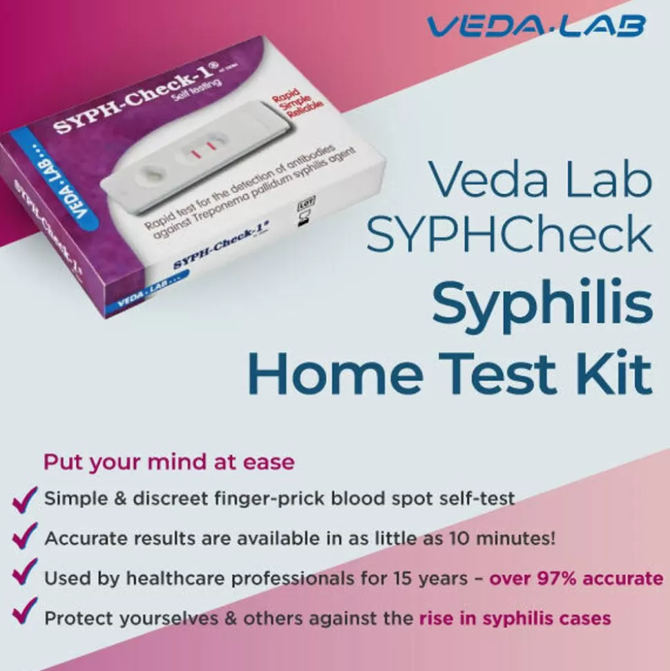 Store Veda Lab Syphcheck Syphilis Home Test Kit Personal Care & Cleaners